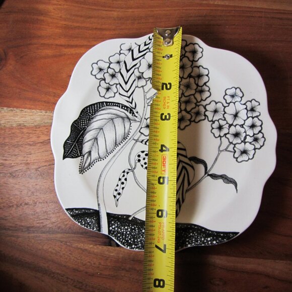 Anthropologie Florence Balducci Floral Canape Plate wild masquerade (W5021) - Picture 2 of 6